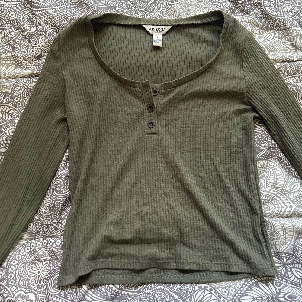 Arizona Jean Co Button Up Tee